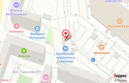 Киоск бытовых услуг на Кузьминской улице на карте