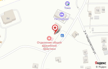 Больница скорой медицинской помощи в Чебоксарах на карте