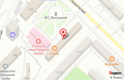 Камгэсэнергострой на улице Гидростроителей на карте
