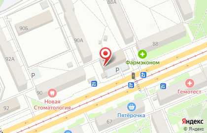 Склад-магазин тканей и швейной фурнитуры, ООО Промтекс на карте