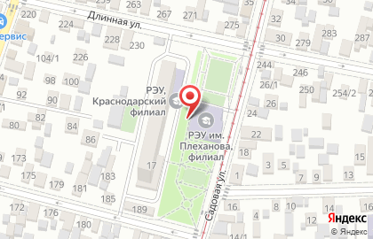 Краснодарский филиал Российский экономический университет им. Г.В. Плеханова в Краснодаре на карте
