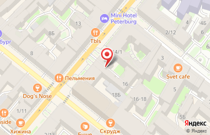 Подростково-молодежный клуб Луч на Большой Московской улице на карте