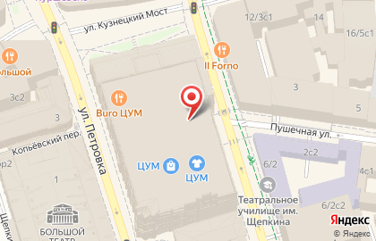 Макцентр на улице Петровка на карте