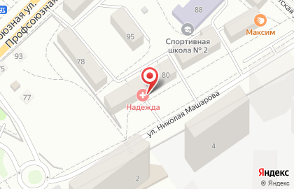 Детский лечебно-реабилитационный центр Надежда на улице Хохрякова на карте