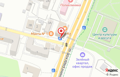 Магазин Цветы в Гурьевске на карте