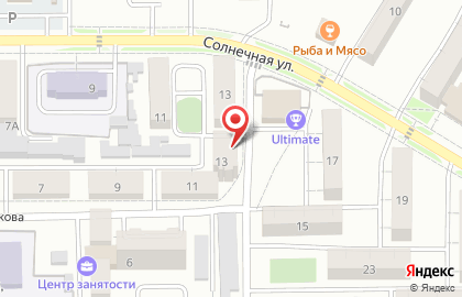 Гостиница Европа в Октябрьском районе на карте