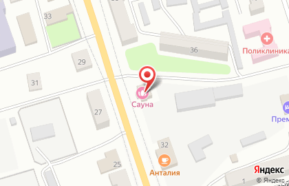 Сауна в Благовещенске на карте