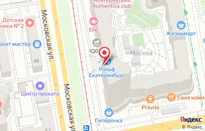 Врач на дом на Московской улице на карте
