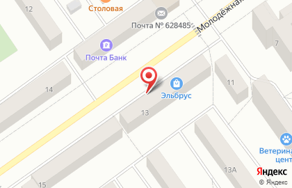 Продовольственный магазин Эльбрус на карте