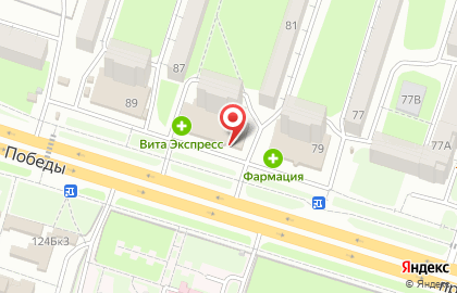 Отдел игрушек на проспекте Победы на карте