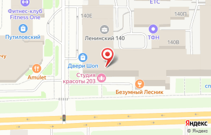 Торгово-выставочный зал Неман-Север на Ленинском проспекте на карте