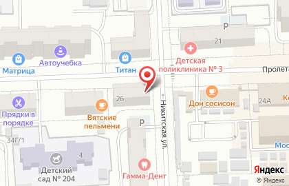 Зоомагазин Зверьё моё на Пролетарской улице на карте