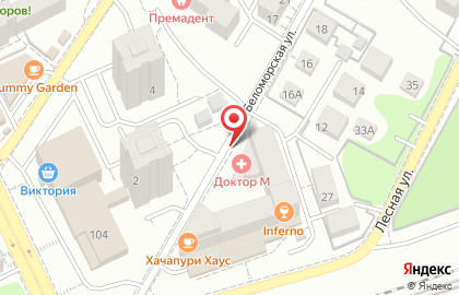 Салон красоты Моне в Ленинградском районе на карте