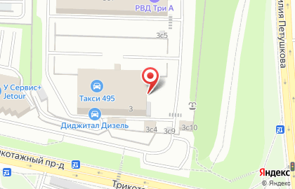 Автотехцентр Профсервис на улице Василия Петушкова на карте