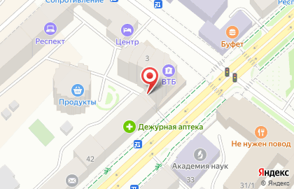 Бизнес-отель Рандеву на Октябрьской улице на карте