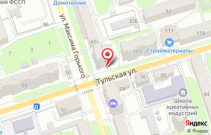 Магазин Мясной край на Тульской улице на карте