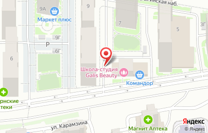 Магазин зоотоваров Кис`с в Свердловском районе на карте