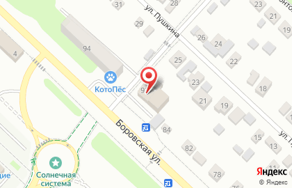 Магазин алкогольной продукции Винагроснаб, магазин алкогольной продукции на Боровской улице на карте