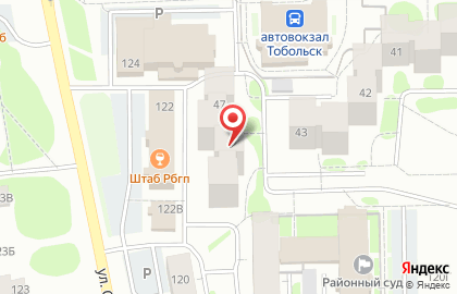 Продовольственный магазин Алтай в Тобольске на карте
