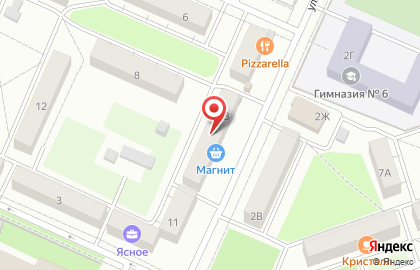 Супермаркет Матур на улице Тукаева, 13 на карте