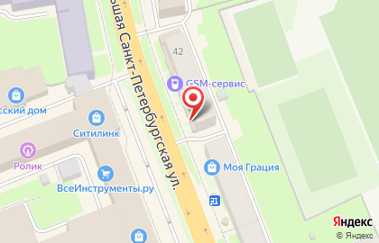 АКБ Пробизнесбанк на Большой Санкт-Петербургской улице на карте