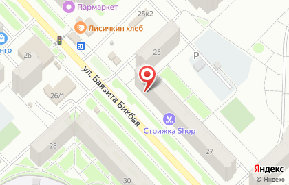 Магазин Рыболов плюс на улице Баязита Бикбая на карте