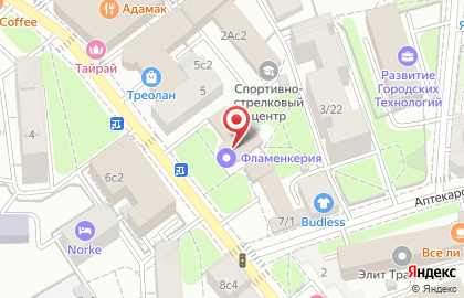 Школа танцев DANCEMASTERS на Доброслободской улице на карте