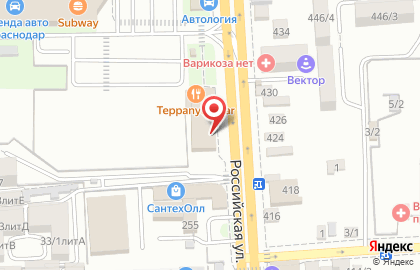 Служба ремонта на Российской улице на карте