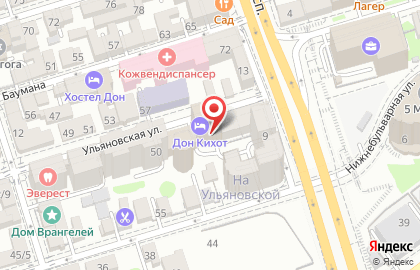 Гостиничный комплекс Эрмитаж на Ульяновской улице на карте