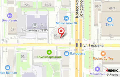 ИП Орлов С.В. на Комсомольском проспекте на карте
