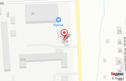 Автостоянка в Томске на карте