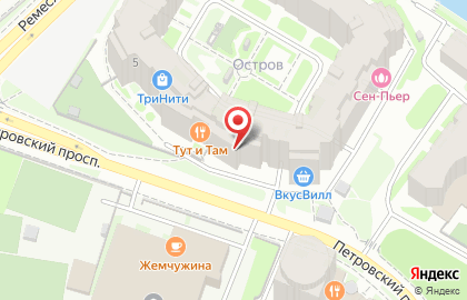 Кафе Delic`e на Петровском проспекте на карте
