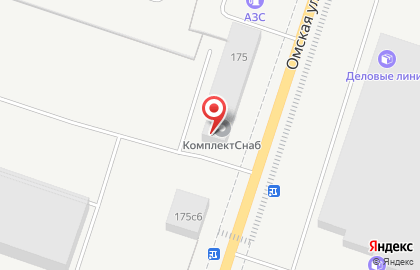 КомплектСнаб на Омской улице на карте