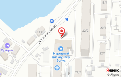 Киоск по продаже фруктов и овощей на улице Кузьмина на карте