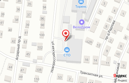 Автомагазин в Барнауле на карте