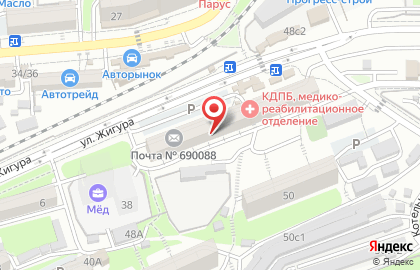Банкомат Дальневосточный банк Сбербанка России, Приморское отделение в Первореченском районе на карте
