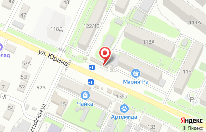 Магазин Сырок в Железнодорожном районе на карте