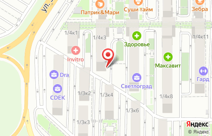 Строительная компания Коттедж на улице Красных Партизан на карте