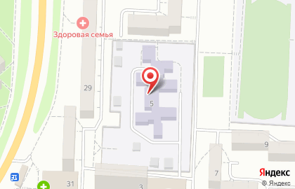 Детский сад №5 на улице Жуковского на карте