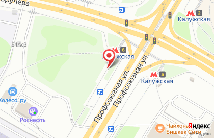 Киоск печатной продукции на Профсоюзной улице, 84г/1 киоск на карте
