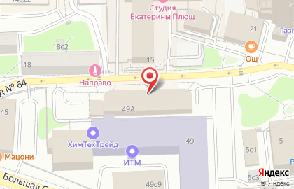 Магазин готовой еды Милти на Большой Семеновской улице на карте