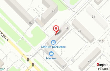 Парикмахерская Чародейка на улице Металлургов на карте