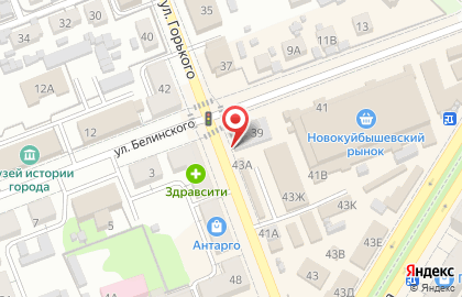 Магазин светотехники Магия света в Новокуйбышевске на карте