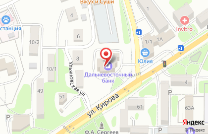 Банкомат Дальневосточный банк во Владивостоке на карте