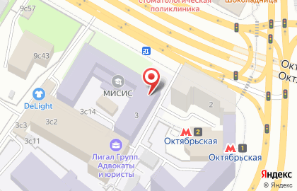 Салон красоты City Nails на станции метро Октябрьская на карте