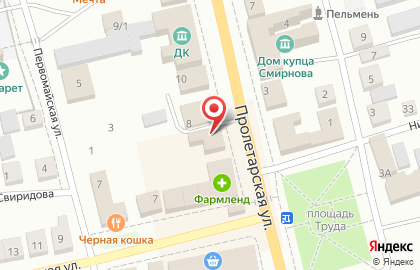 Магазин электротоваров Энергия на Пролетарской улице на карте