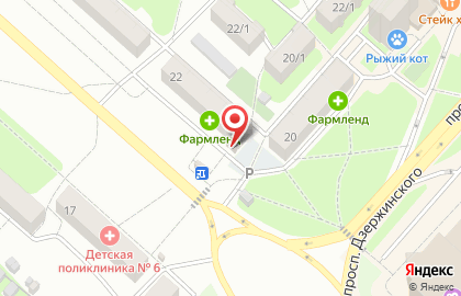 Магазинов напитков Бочка в Дзержинском районе на карте