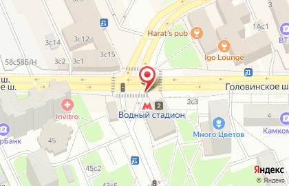 Киоск печатной продукции Антарес на Головинском шоссе на карте