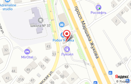 Шинный центр 5колесо в Дзержинском районе на карте