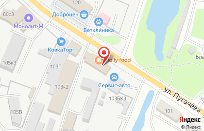 Многопрофильная фирма Аквасфера на улице Пугачёва на карте